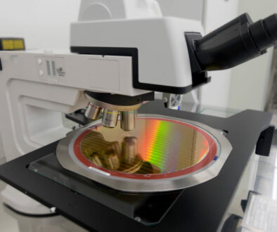 Examination,A,Silicon,Wafers,For,Production,By,Microscopy,,detail,Of